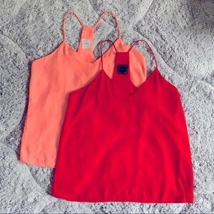 Set of (2) NYMPHE Racerback Lined Tank Tops